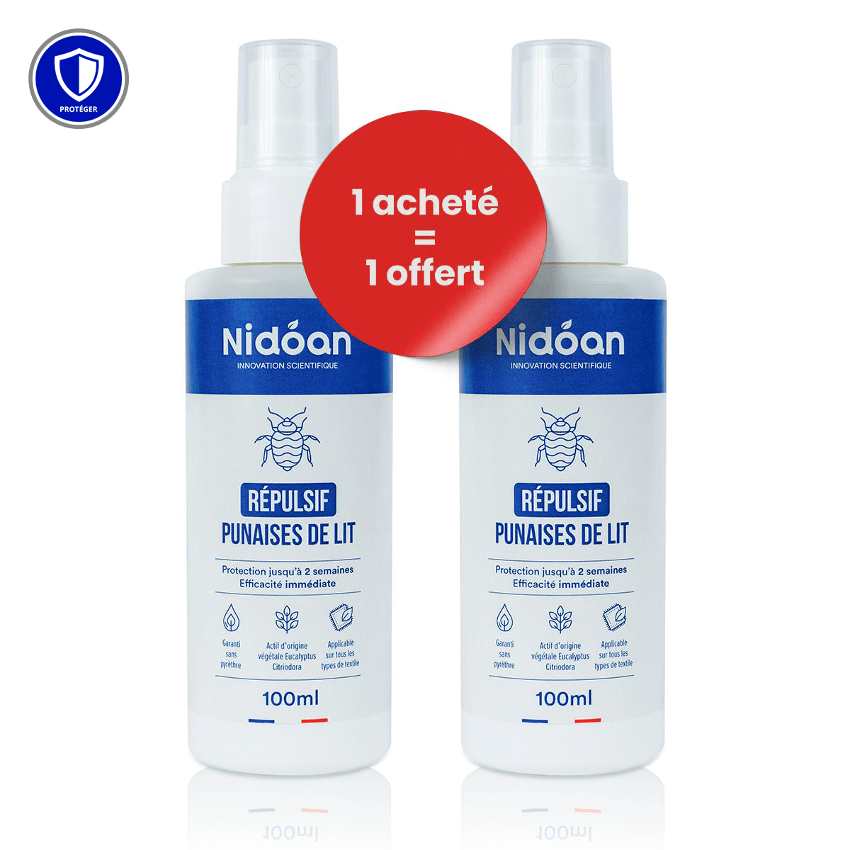 Répulsif punaises de lit extra longue durée Nidoan®