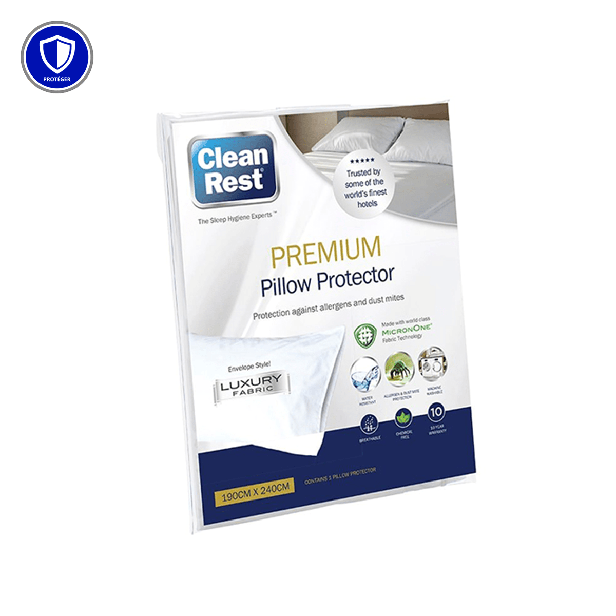 Housse d'oreiller anti-punaise de lit CleanRest PRO®