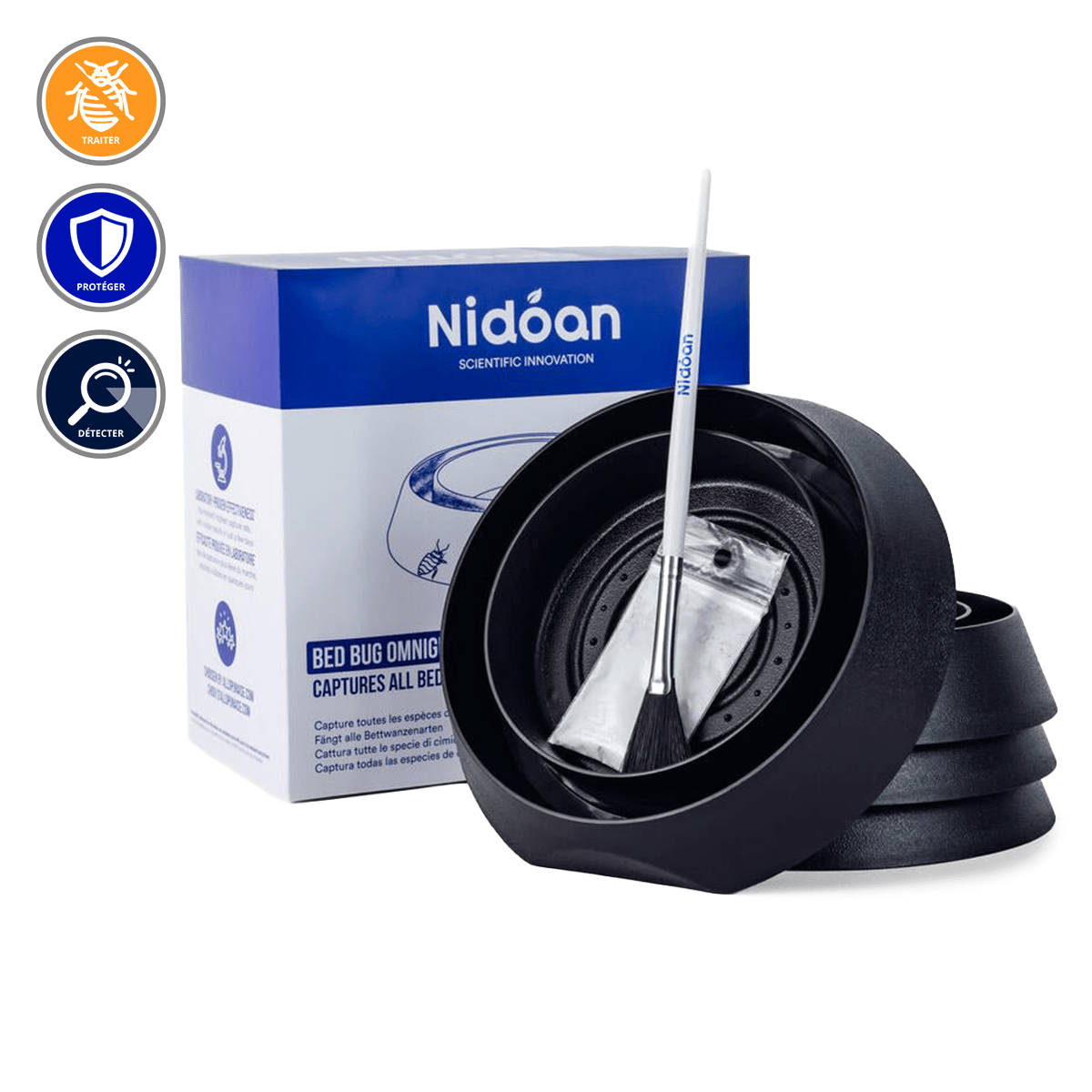 Piège punaise de lit INTERCEPTOR - OmniGuard de Nidoan®