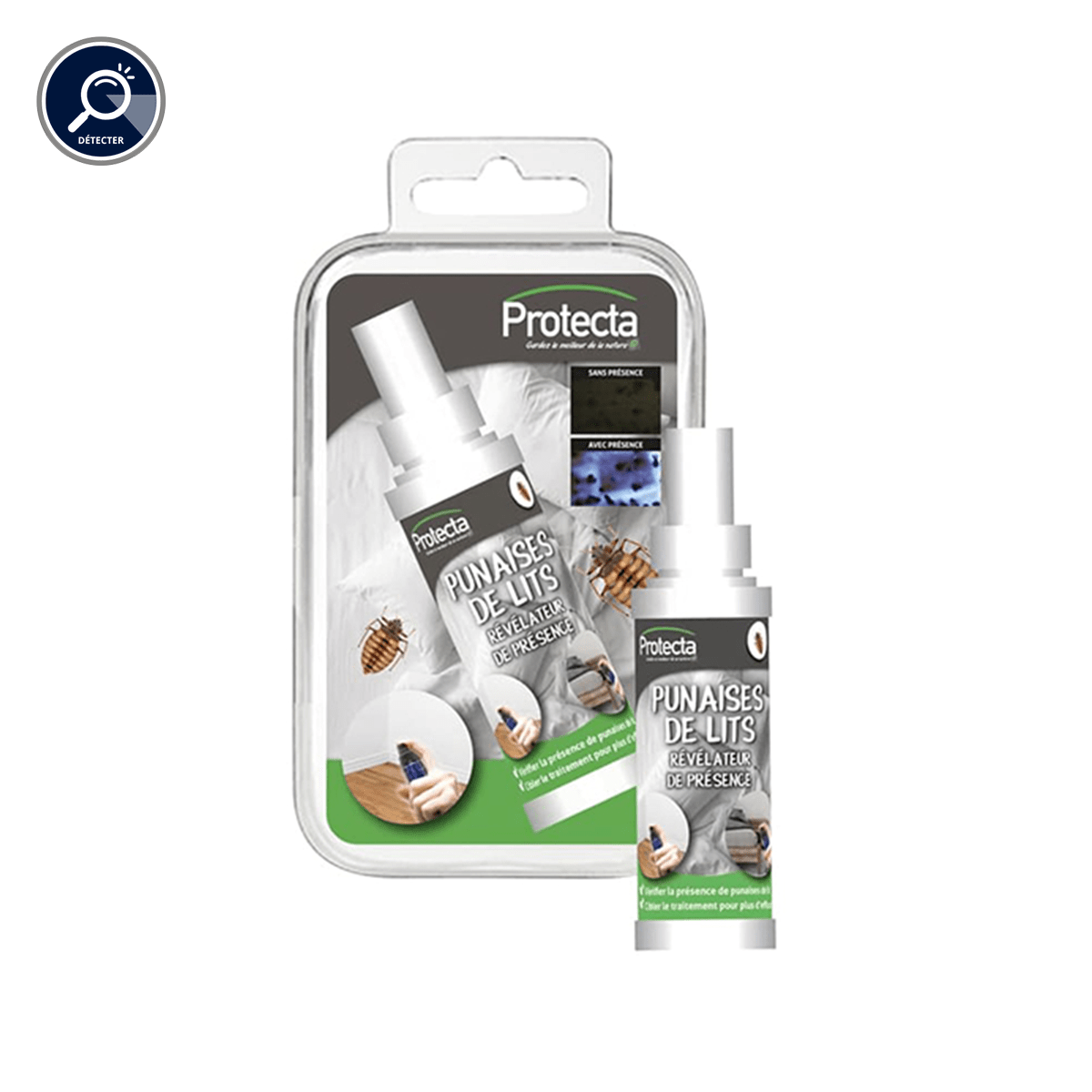 Révélateur de traces de punaise de lit Bluestar cimex® ou PROTECTA®