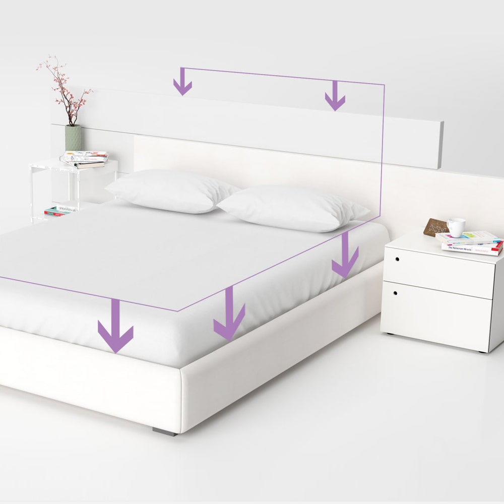 4 détecteurs linéaires à positionner autour de votre lit