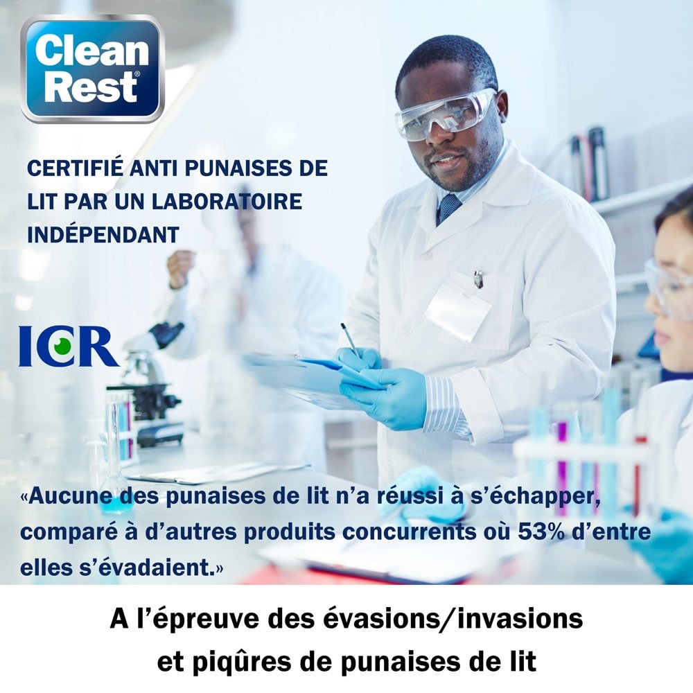 housse anti punaise sommier cleanrest