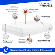 housse matelas anti punaise de lit sanisom