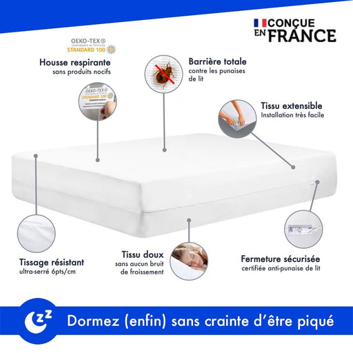 housse matelas anti punaise de lit sanisom